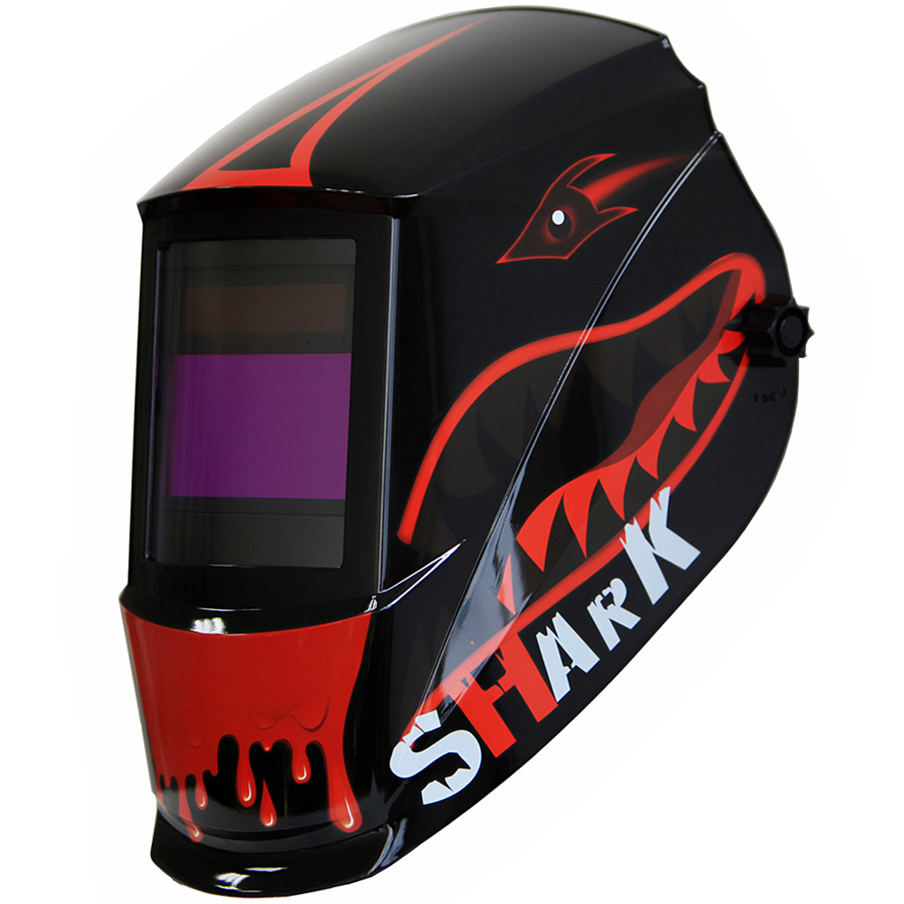 What are the materials of the welding helmet, which is the most durable