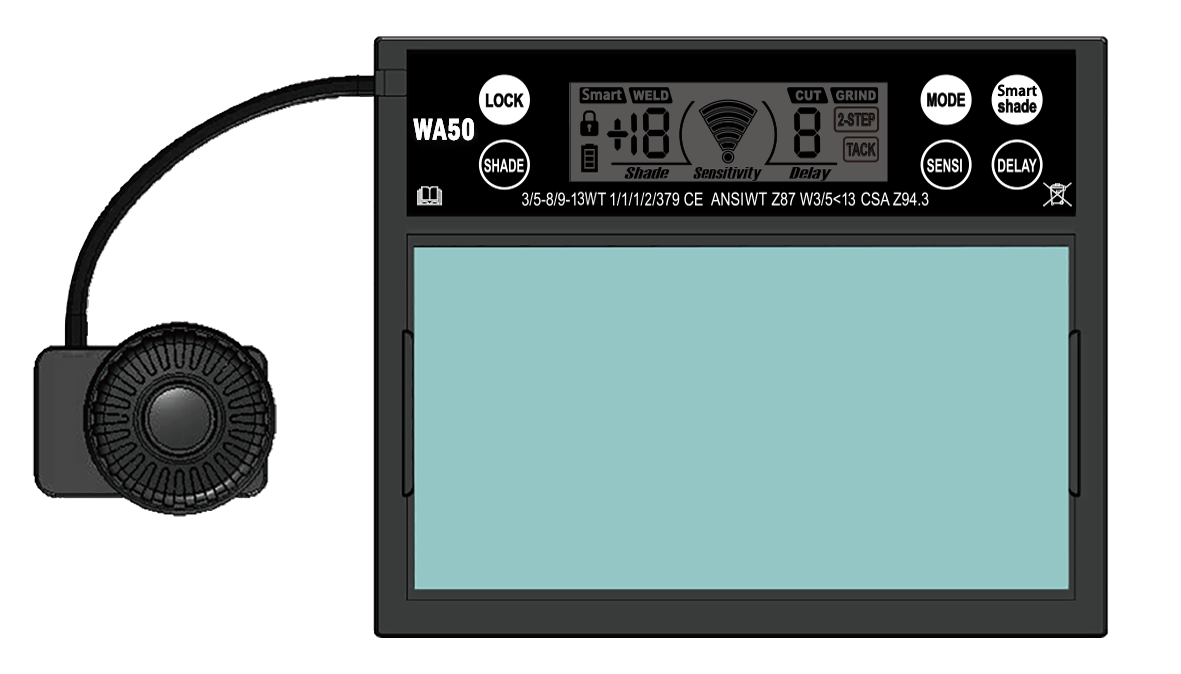 Smart Shade welding filter